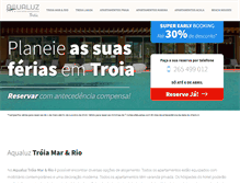 Tablet Screenshot of ferias-troia.com